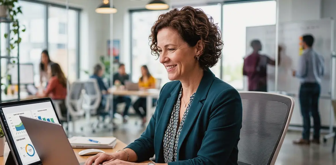 A business person analysing their debtor days also know as debtor days ratio